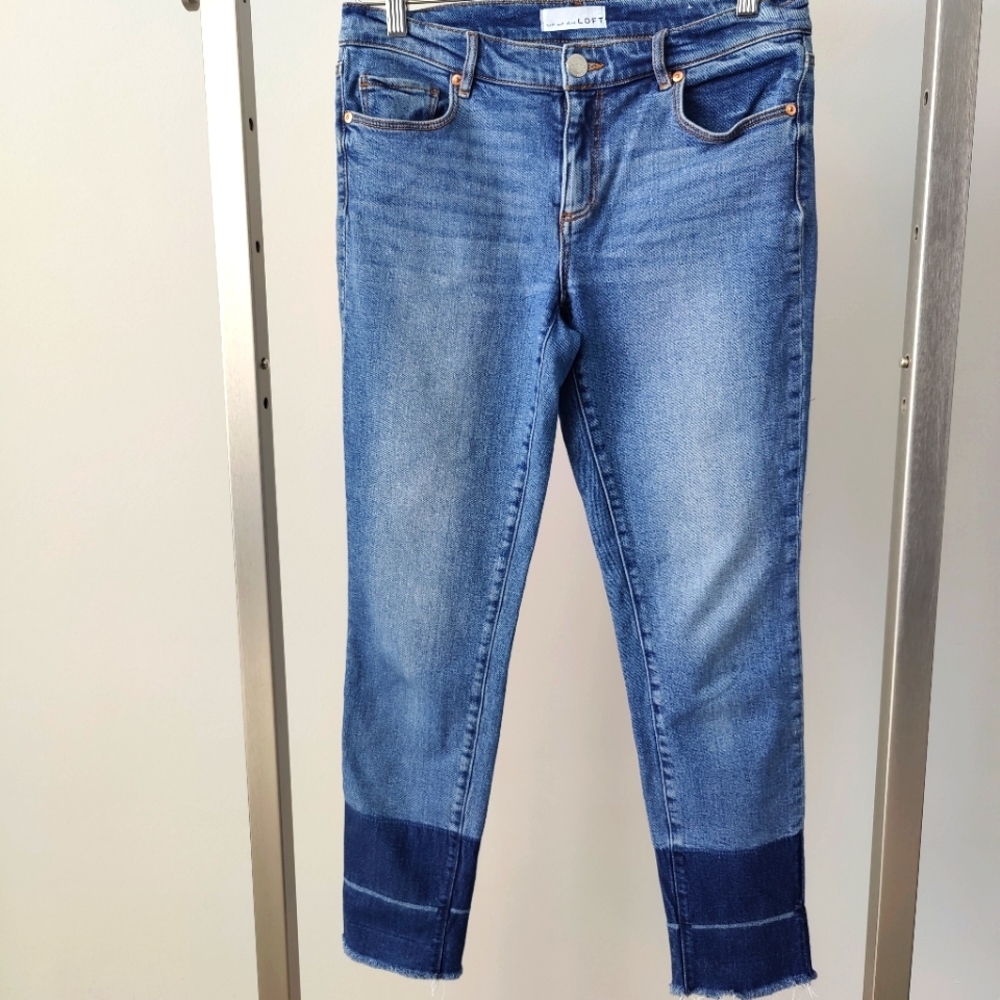 Loft Modern Skinny Women's Two Tone Jeans